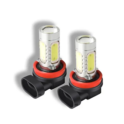 H11 LED Fog Light Bulb High Power Driving Lamps 6500K White Foglight Bulbs Kit • $9.99