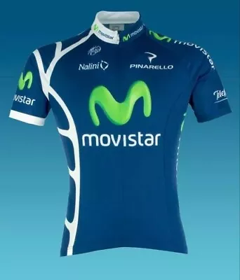 Mint Movistar Team MOV UCI WorldTeam Cycling Jersey 2011 Nalini Maillot Cycliste • $38.99