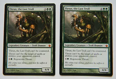 Thrunthe Last Troll : Mtg : 2011 : Mirrodin Besieged : Vf : Price Per Card • $5.21