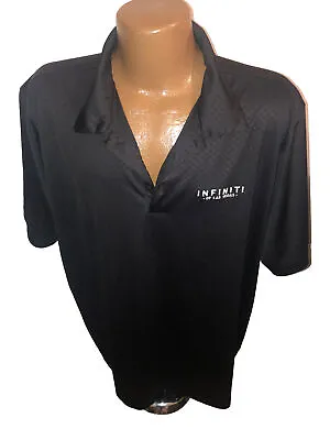 Infiniti Of Las Vegas Employee Antigua Black Polo Golf Shirt Men’s Size XL • $17.99