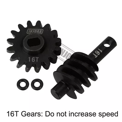 INJORA Steel Underdrive 1/12T Overdrive Differential Gear For Axial AX24 SCX24 • $9.55