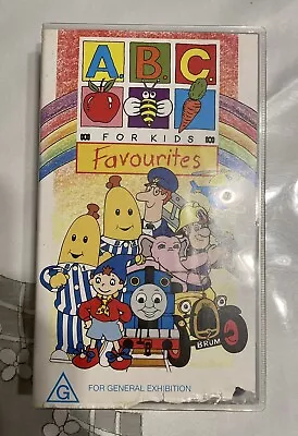 ABC For Kids Favourites 1997 VHS Bananas In Pyjamas Noddy Thomas Johnson Brum • $23