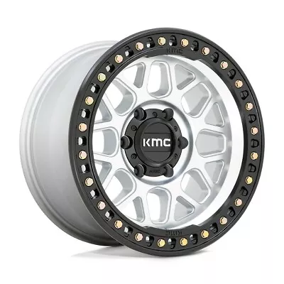 KMC KM549 Grs 17x9 6x135 Machined With Satin Black Lip Wheel 17  0mm Rim • $367