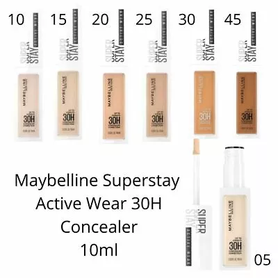 Maybelline SuperStay 30HR Active Wear Full Coverage Concealer 7ml. Brand New • £4.99