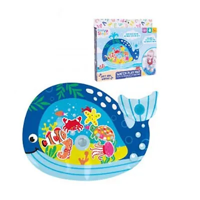 First Steps Water Play Mat 36x27cm Tummy Time Toy • £7.99