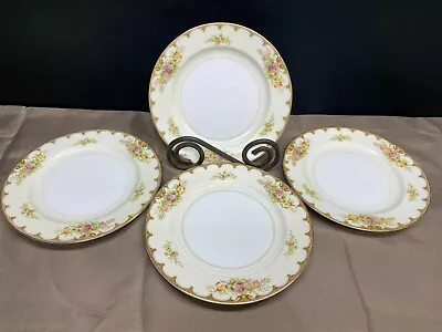 Royal Embassy  LINCOLN  Porcelain Gold Gild ~ Set Of 4 ~ Bread Plates ~ 6 1/2  • £14.45