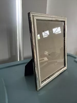 Vintage Gold Metal Stand Up / Hanging Picture Frame 10”x12” Frame • $15