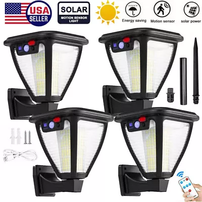 Solar Light Outdoor Motion Sensor Wall Light Waterproof Garden Yard Street Lamps • $17.99