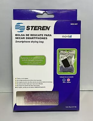 STEREN Smartphone Drying Bag Silica Gel Dehumidifier New In Box • $3.25