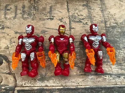 2011 Mega Bloks Marvel Series 2 IRON MAN Micro Action Figures - 3 Total • $20