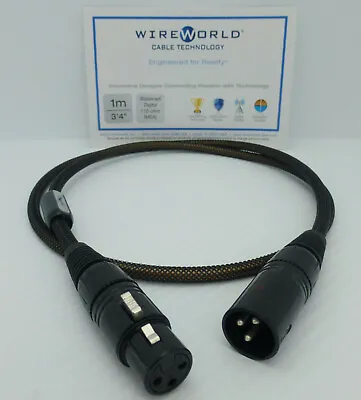 $84.99 • Buy WireWorld Micro-Eclipse 7 Balanced Digital 1 Meter AES/EBU Cable