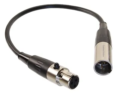 Mini XLR 3-Pin Female To Mini XLR 3-Pin Male Pro Audio Cable • $14.95