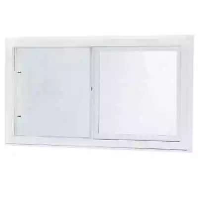 Sliding Vinyl Replacement Window W/ Screen Left-Hand Dual Pane Choose SIZE • $122.05