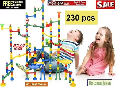 Marble Run 230 Pcs Marble Maze Game Building Toy For Kid Marble Track Race Set • $29.95