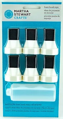 $12.95 • Buy Martha Stewart Crafts Foam Brush Tops Set By Plaid