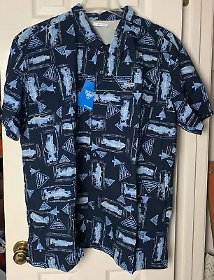 Brand NEW Columbia PFG Fishing Shirt Trollers Best Vented Men's XXL 2XL • $35