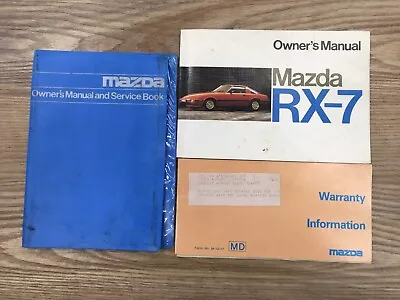 Owner's Mazda Rx7 Series 3 S3 Manual Book With Original Cover Genuine • $250