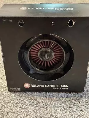 Roland Sands Design Black Ops Turbine Air Cleaner 0206-2038-SMB Free Shipping ! • $598.11