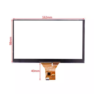 7 Inch 163*98mm 6 Pin GT911 I2C Capacitive Touch Screen For Navigation 164*99mm • $16.58