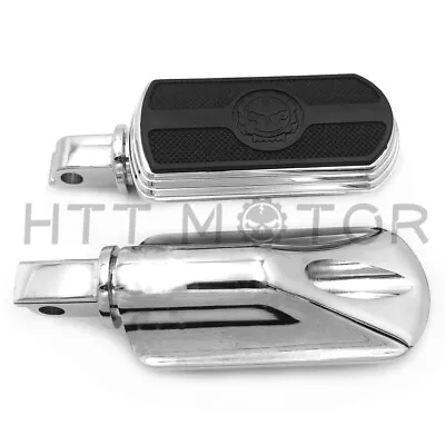 Chrome Skull Rubber Footpeg For Passenger Victory All Cross Roads (Rear)  • $47.87