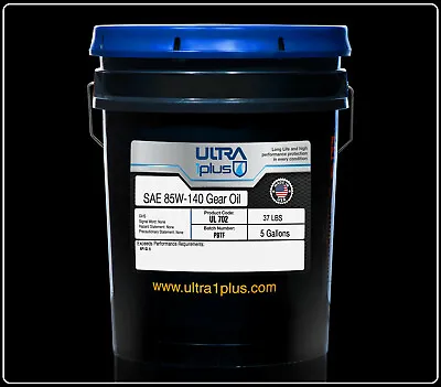 Ultra1Plus™ SAE 85W140 Conventional Gear Oil API GL-5 | 5 Gallon Pail • $124.15