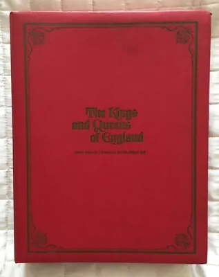 £1195 • Buy 1st Edition 43 Kings & Queens Of England 41g Silver Medals By John Pinches+Album