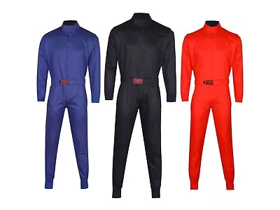 Adult Karting Go Kart Race Rally Suit Poly Cotton One Piece Overall SALE • £14.99