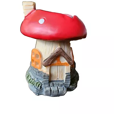 Garden Ornament Mushroom House Solar Power Light • £4.99