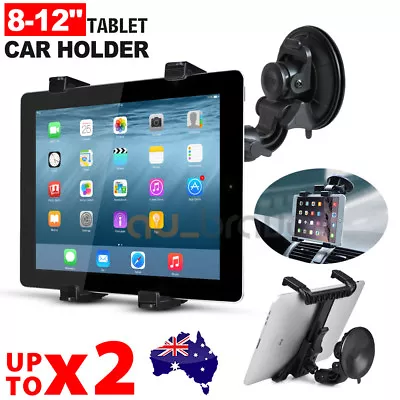 $16.45 • Buy Car Windscreen Suction Mount Holder For IPad Mini Pro Samsung Tablet PC 8-12 