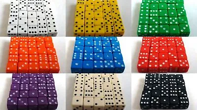Dice 7mm D6 Opaque X25 Assorted Colours • £3.99