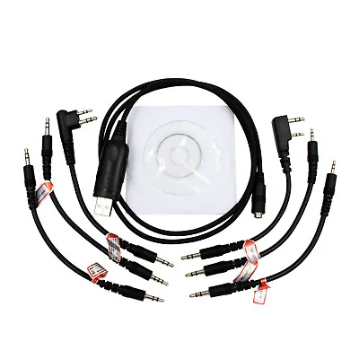 6 In 1 USB Programming Cable For YAESU Handheld Radio FT-50R FT-60R • $9.25