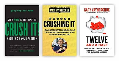 $53.30 • Buy Gary Vaynerchuk 3 Books Combo Set (Crush It, Crushing It, Twelve And A Half) NEW