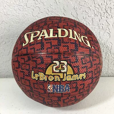 Rare Spalding Lebron James #23 Cavaliers Outdoor Mini Basketball 7  Wide • $11