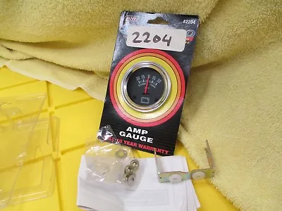 Automotive Ampere Gauge #2204 (2 1/16  Diameter) Ammeter Make Waves Amp Gauge • $15