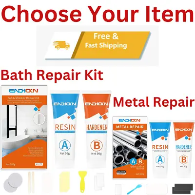 Bath Repair Kit White Endhokn Enamel Porcelain Acrylic Fiberglass Ceramic Toilet • £20.99