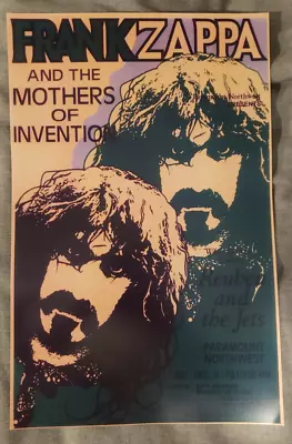 Frank Zappa & The Mothers Of Invention Paramount Northwest Live Poster - 11 X17  • $20