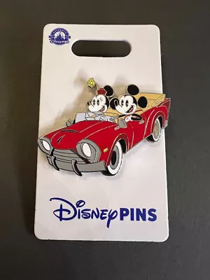 Disney Parks Mickey & Minnie Mouse Red Convertible 2024 Pin Open Edition • $20