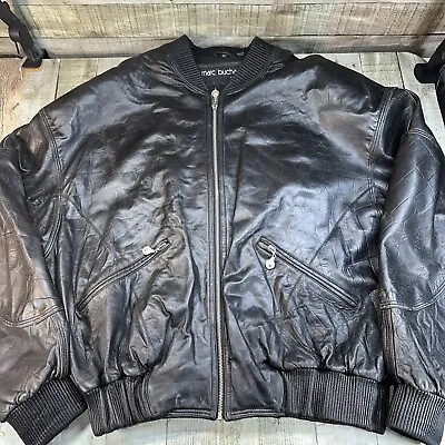 Vinatge 90’s Marc Buchanan Leather Pelle Pelle  Jacket • $378.99