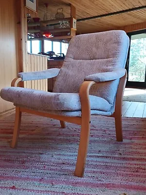 Chair Vintage Relaxing Chair 60er Retro Easy Chair Danish 70er Farstrup 33a • $429.11