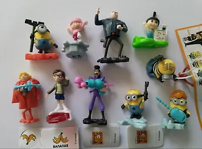 The Minions Despicable Me 3 Kinder Surprise Figurines Set Collectibles • $21.89