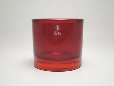 Iittala Kivi Red VOTIVE 60mm Candle Holder Limited Marimekko • $190