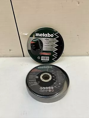 10x Metabo Slicer 4 1/2”x.040x7/8” Fast Cutting Wheels  • $11.99