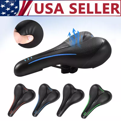 Soft Comfort Mountain Bike Saddle Seat Cycling Air Cushion Pad Ventilate Cushion • $11.59