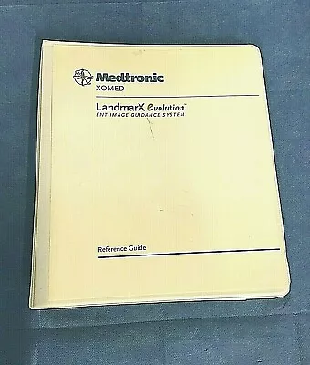 Medtronic XOMED Landmarx Evolution Reference Guide 9730423. • $40