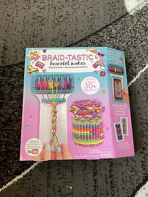 Just My Style BRAID- TASTIC Braiding Beadwork Arts Craft KIT DIY New Jewellery • £21