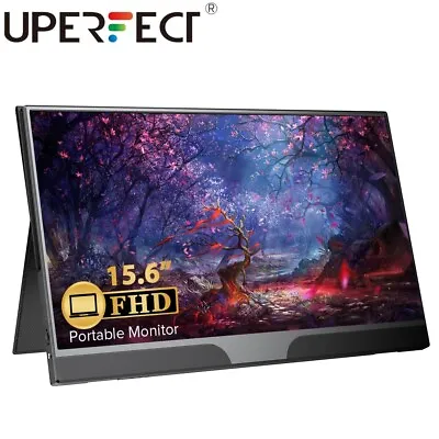 UPERFECT Portable Monitor 15.6  Gaming Monitor PC Computer Monitor Dual USB-C • $143.99