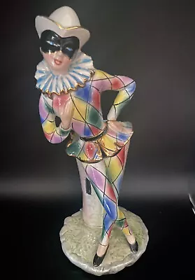 $98 • Buy Giovanni Girardi Vintage 75- Artenova - Statuette, Harlequin - Ceramic READ