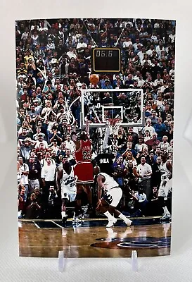 1998 Michael Jordan The Last Shot 4x6 Photo 🔥 The Winning Shot 🔥 NBA Finals • $5.45