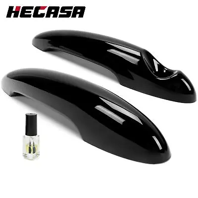 HECASA Glossy Black Door Handle Covers For MINI Cooper S R50 R52 R55 R56 R59 R61 • $19.99