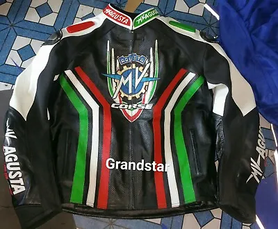 MV Agusta Motorbike Leather Racing Jackets All Size Available • $180